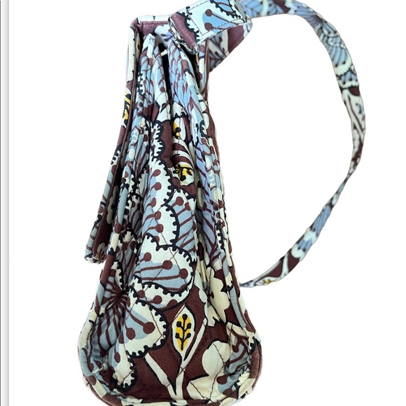 Vera Bradley Julia Slate Blooms Convertible Handbag to Shoulder Bag Turn… - Picture 8 of 12